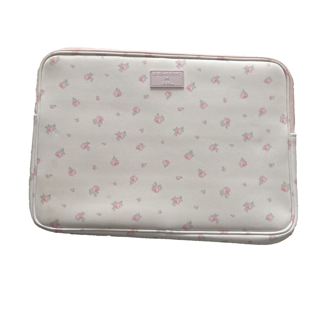 LoveShackFancy Target Yoobi Blooming Heirloom Floral Tech Organizer Pink NWOT